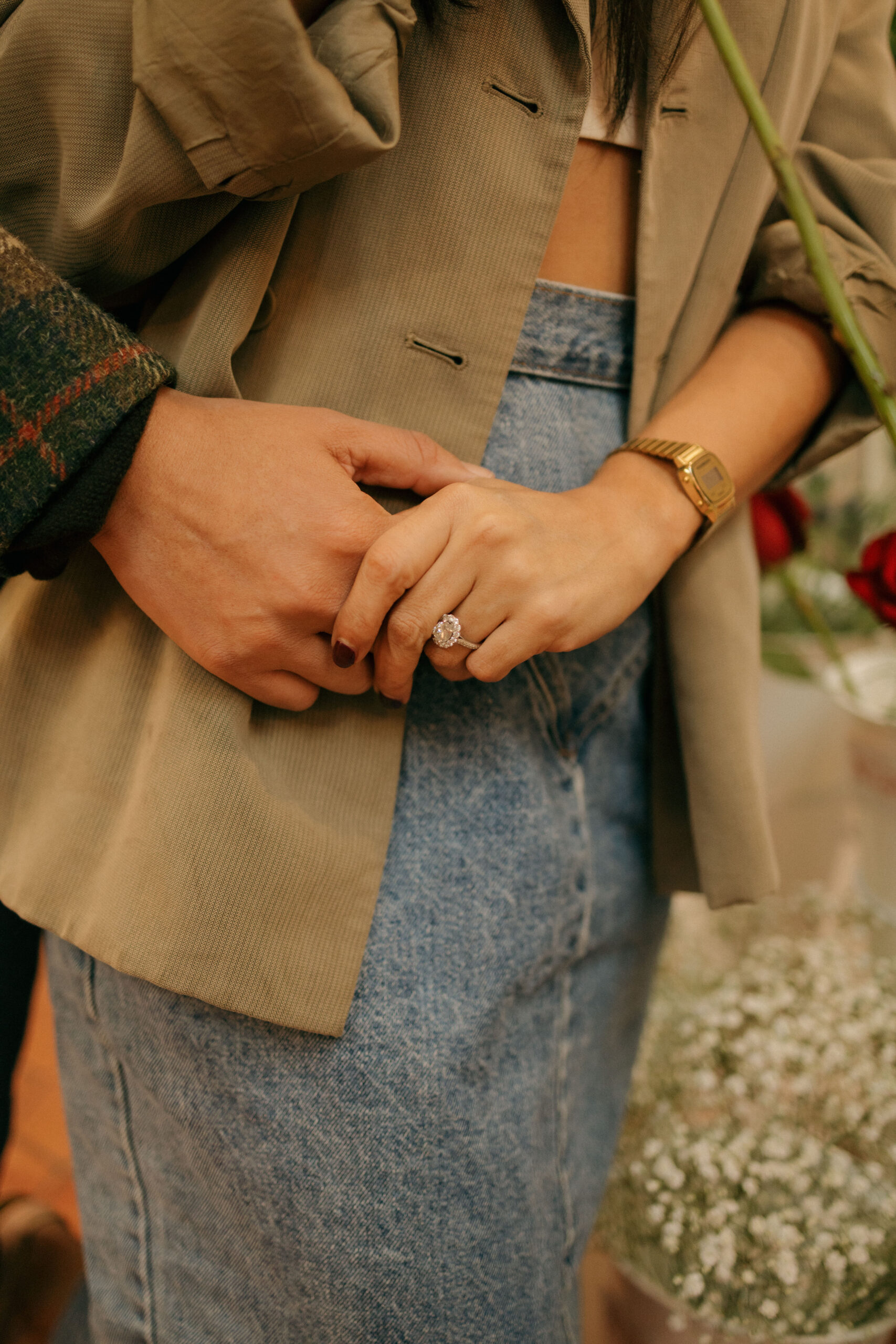 outdoor New Mexico engagement photoshoot