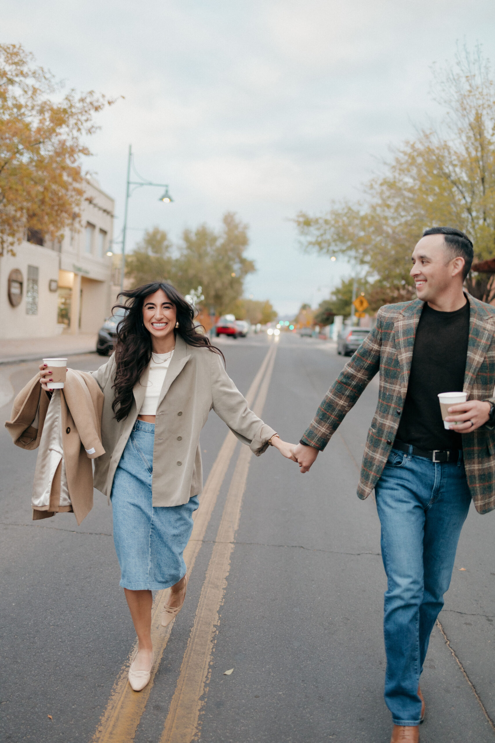 outdoor New Mexico engagement photoshoot