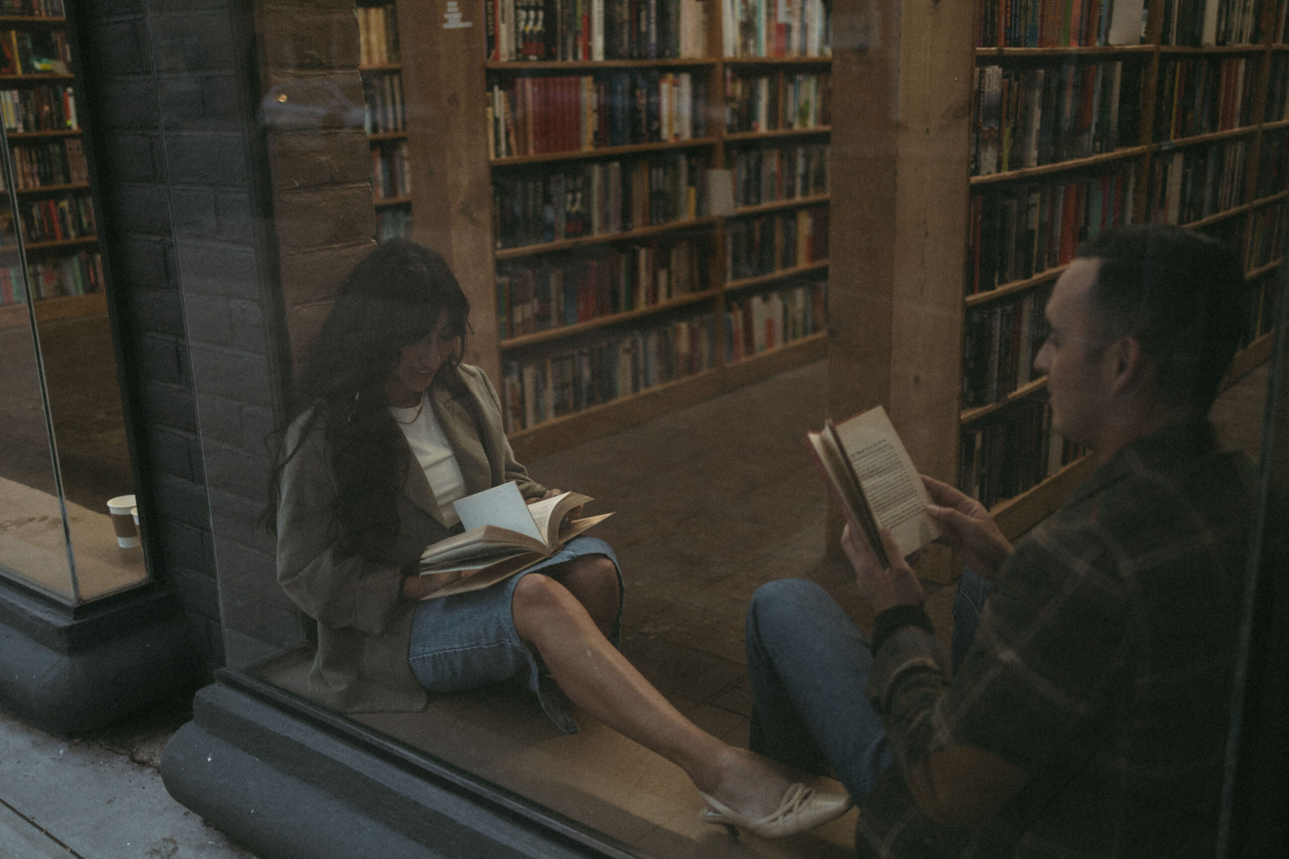 unique library Las Cruces, NM engagement photoshoot ideas