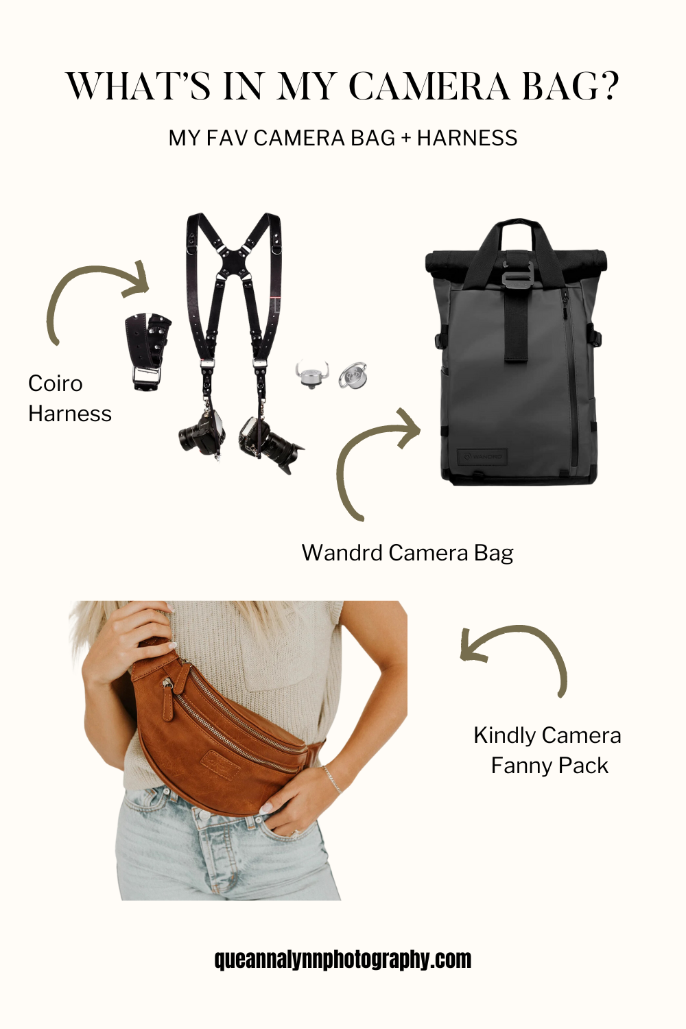 what's in your camera bag? Queenanna Lynn Photography guides to the perfectly versatile camera bag! 