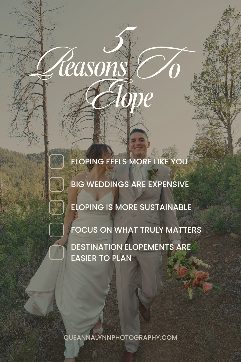 stunning photos from an elopement, learn my top 5 reasons to elope here!