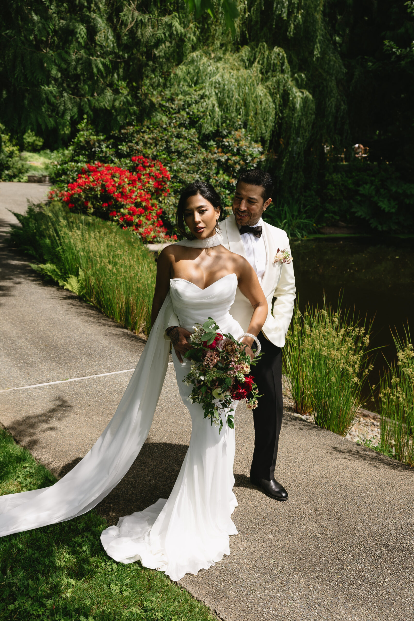Chateau Lill Wedding by Queanna Lynn Washington Wedding Photographer 